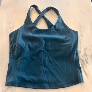 SPANX Teal Activewear Top
